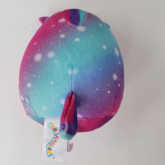 KIMIA Squishmallow - The Galaxy Unicorn with Glasses, 5" very round, NWT - Picture 2 of 6